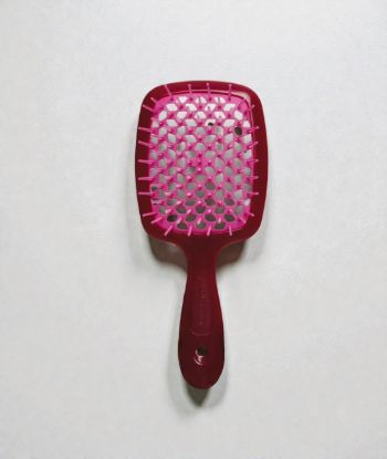  Зображення Janeke Superbrush the original гребінець продувний, щітка для волосся Бургундія з рожевим 